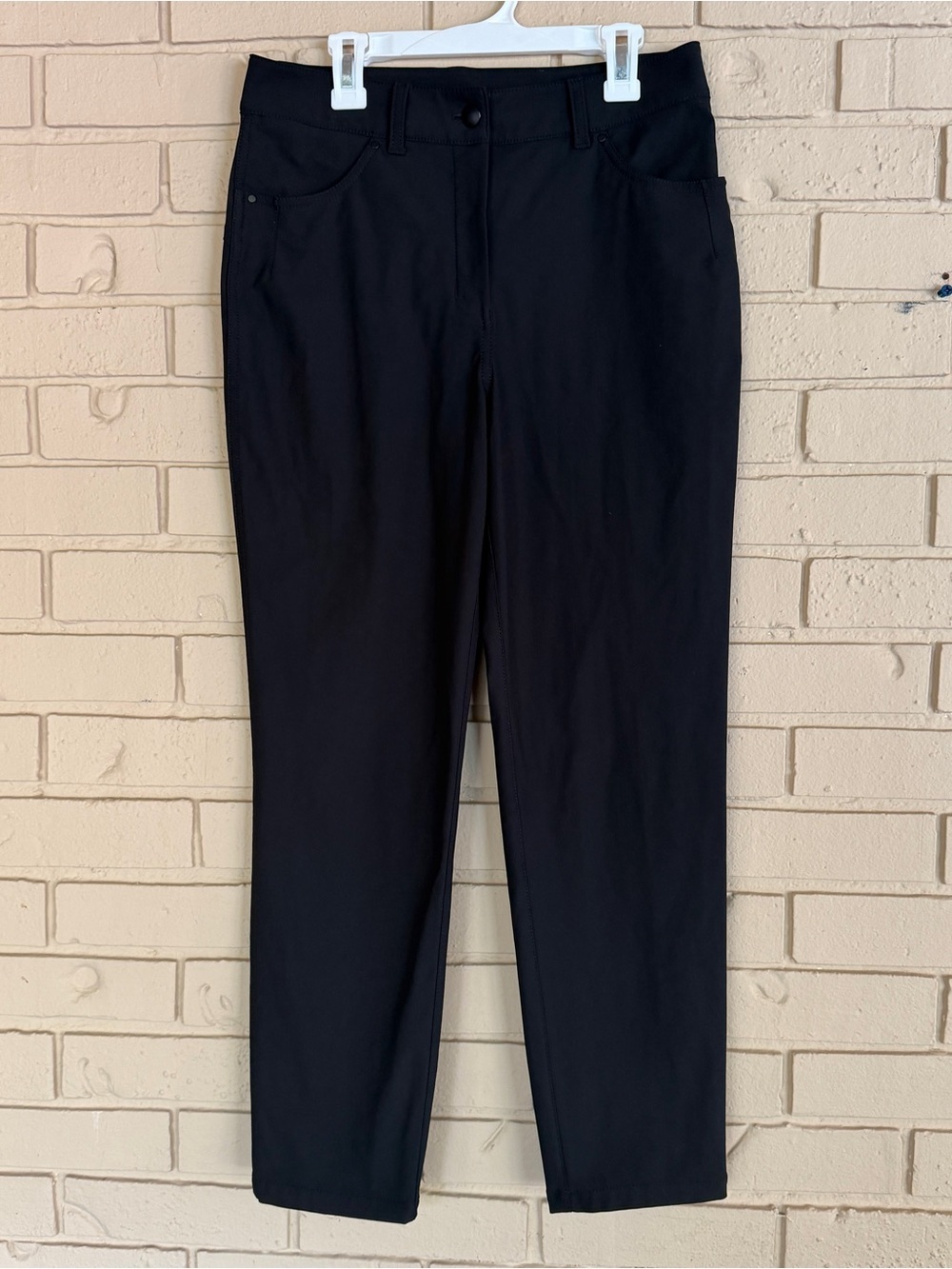 Lululemon City Sleek 5 Pocket Pant 7/8 Size 6 Black Modern Capsule Minimalist